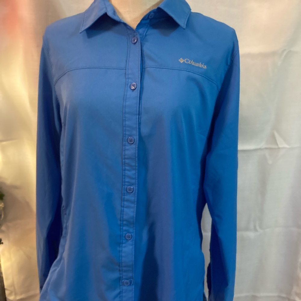 Large Columbia Omni shade long sleeve shirt, sz L